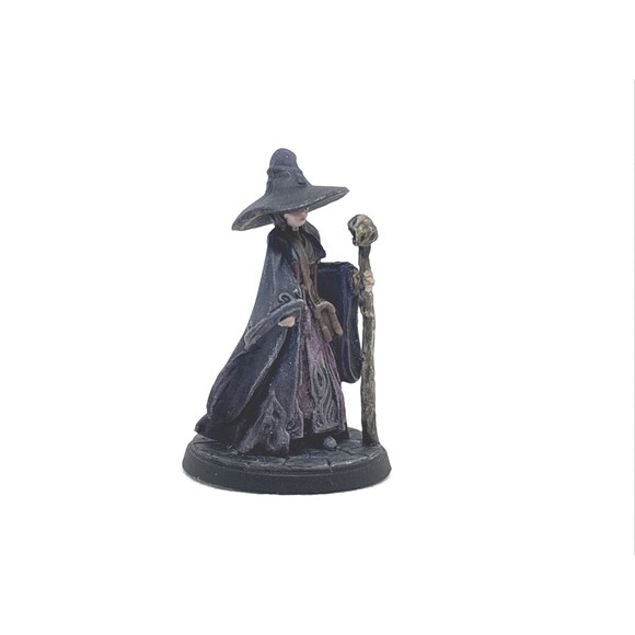 Witch Evil Domain Shadow Acolyte Cleric NPC Dungeons Dragons DnD Hand Painted - Picture 7 of 10